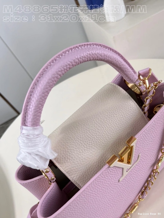Affordable LOUIS VUITTON CAPUCINES BB-31.5*20*11CM 0713